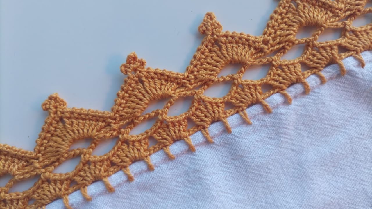 Bico de croche para pano de prato #589