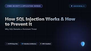 How SQL Injection Works & How to Prevent It (Explained in Under 5 Minu | CyberBruhArmy.in