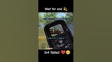 Wait for end/ 1v4 failed 💔🥺 #brokenheart #failed #sad #1v4 #1v4fail #youtube #shots