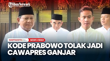 Kode Prabowo Tolak Jadi Cawapres Ganjar: Partai Saya Agak Kuat Sekarang