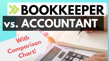 Difference between a bookkeeper and an accountant (+ free download chart)