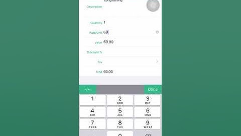 How To Create Invoice in Book Keeper iOS 00923443292360