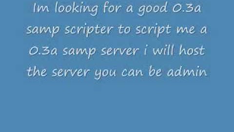 Samp Server 0.3a.wmv
