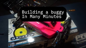 Building an RC buggy in lot of minutes (RC8B4e)