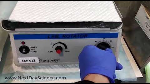 Tips by NextDayScience for an Orbital Shaker