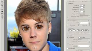 Photoshop Tutorial - make funny face screenshot 2