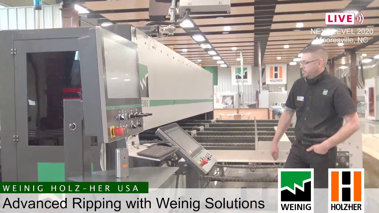 Scalable Ripping Solutions by Weinig (Live 10/16/20)