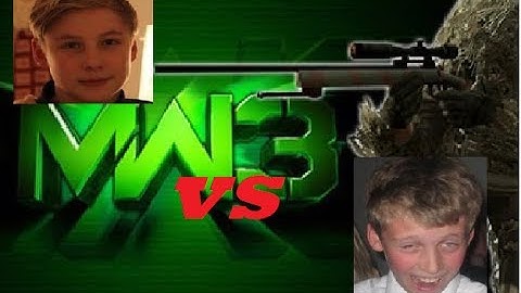 1v1 Snipe Off - Viddor1996 vs Spearz_TheKiller (MW3 Terminal)