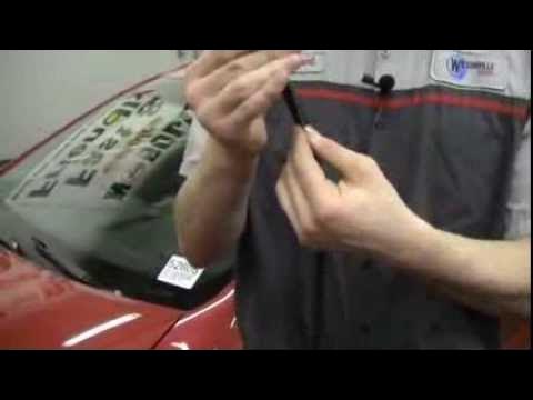 How to replace wiper inserts on your Toyota in Portland - YouTube