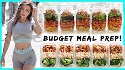 BUDGET Meal Prep | HEALTHY AND CHEAP | Meal Prep On a College Budget