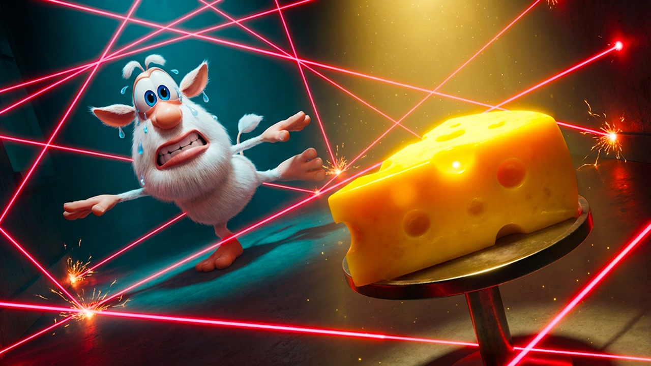 Буба 😬 Лазерный Лабиринт 🚨 Мультики для детей