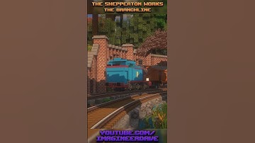 Thomas runs the branchline - minecraft create mod #shortvideo