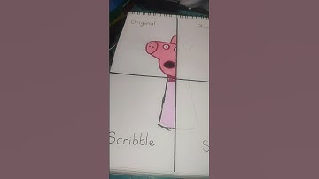 Drawing Peppa Pig in 4 different Styles! Pt.2
