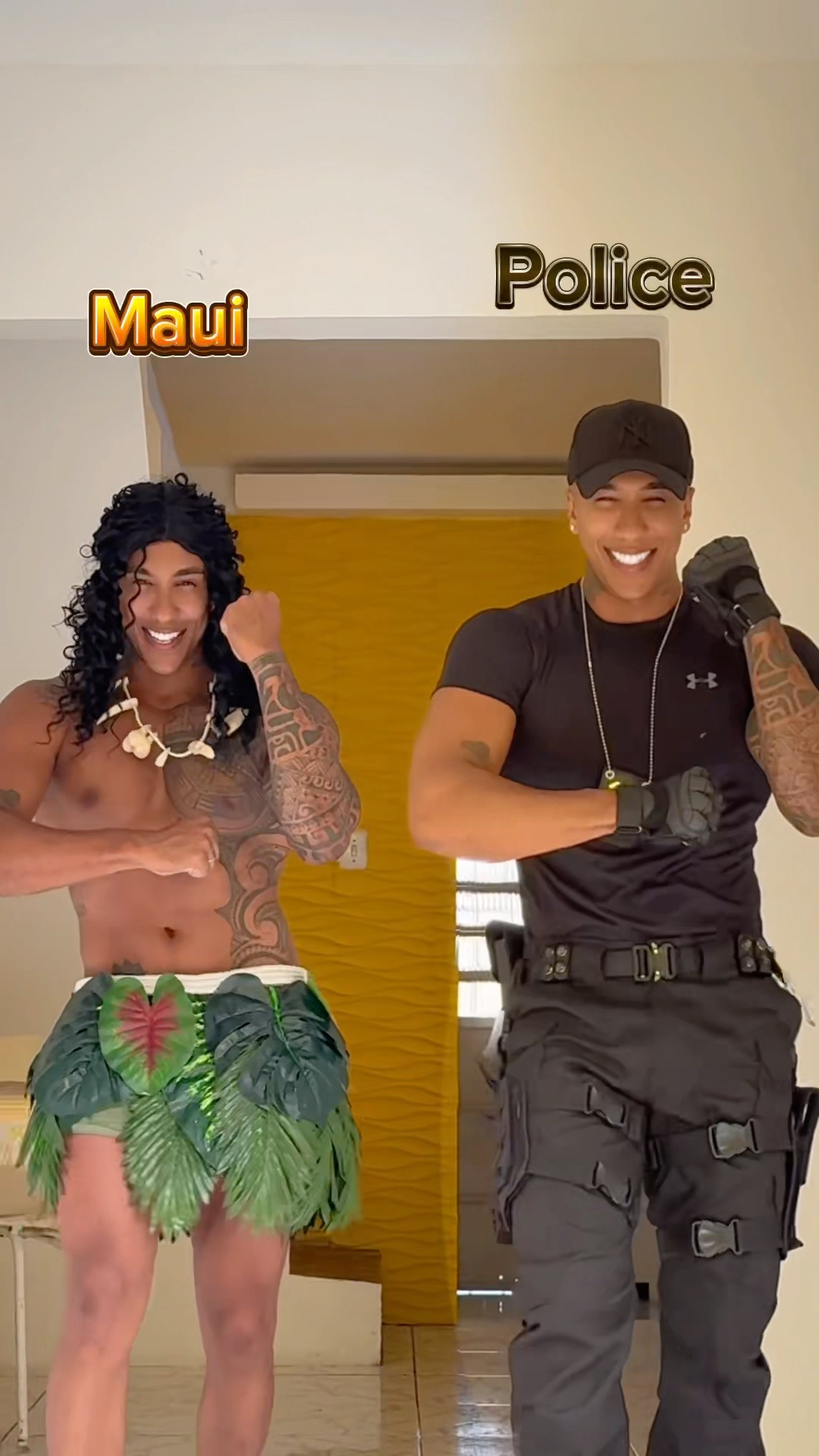MAUI vs POLICE? #dancers #gemini #challenge #apollosant #short #shorts