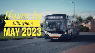 Buses in Billingham! May 2023