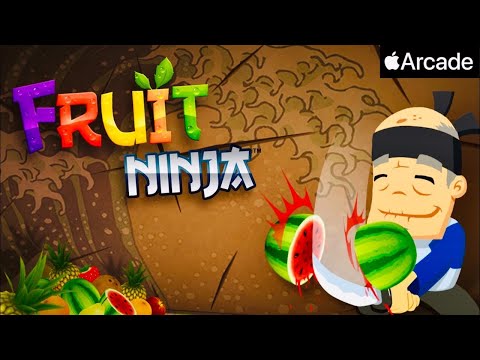 Fruit Ninja Classic+ (Apple Arcade Playthrough) Halfbrick Studios - YouTube