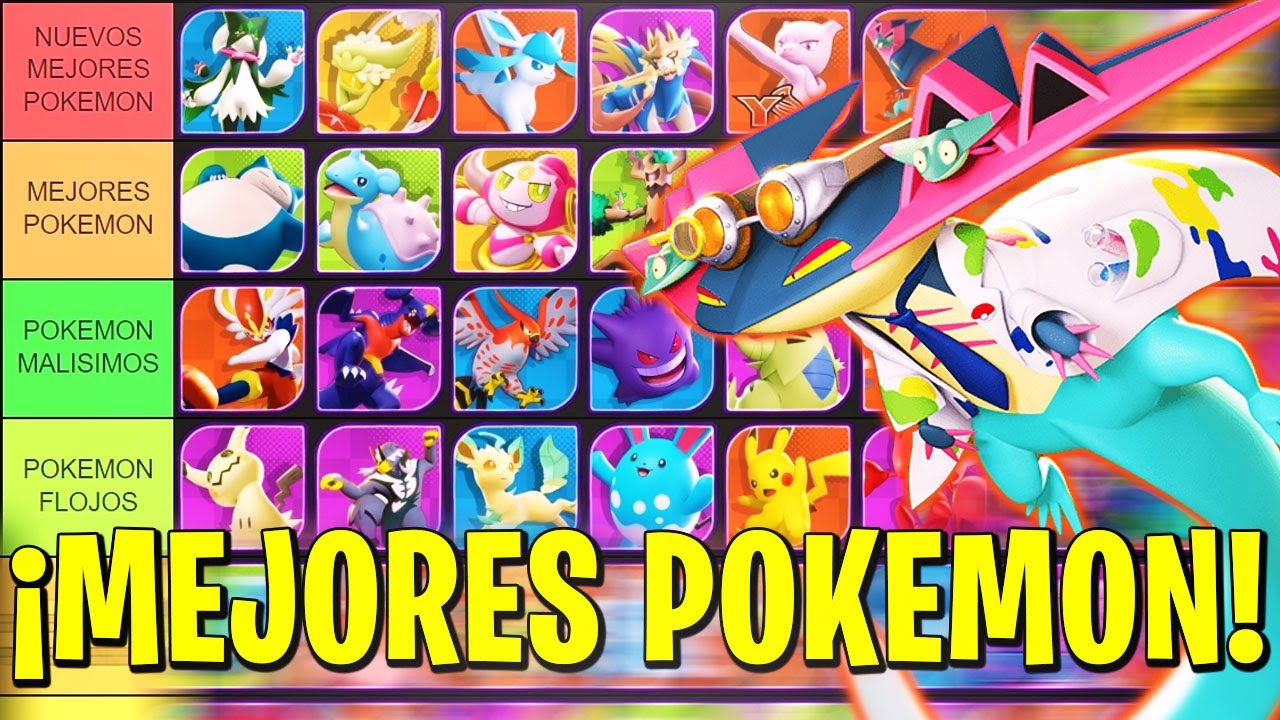 TIER LIST de NUEVOS MEJORES POKEMON RANKED MASTER en POKEMON UNITE ...