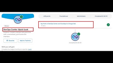 DevOps Center: Quick Look | Salesforce Trailhead