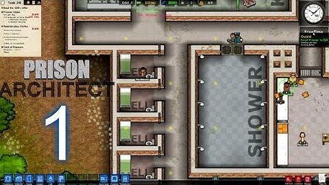 PRISON ARCHITECT--Season 2 Episode 1--RUSHING TO BUILD THE PRISON!!