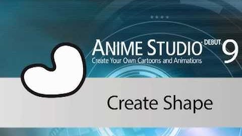 Anime Studio 9 Tutorial: Create Shape Tool