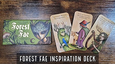 Forest Fae Inspiration Deck | Flip Through and Review