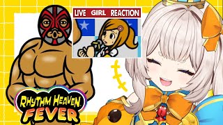 [RHYTHM HEAVEN FEVER] woah! you go big guy!