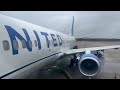 4k  full flight msyiah  united airlines boeing 737900 n75410 economy