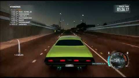 NFS the Run Multiplayer gameplay- Get off Elcamino!!