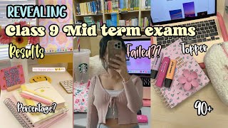 The Truth About My Midterm Grades 💭💗|| Marks of 9th grade 🎀#study #aesthetic #fyp #views #viral # 