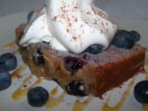 Orange Glazed Blueberry Loaf Cake - Gluten Free