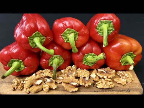 Вот ТАК нужно готовить СЛАДКИЙ ПЕРЕЦ! Знаменитая 'МУХАММАРА'! Потрясающе вкусная закуска!