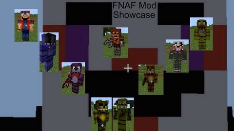 Mod showcase on Freddy Craft 1.7.10