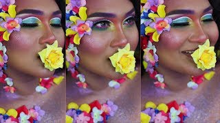 FLOWER GODDESS Halloween Makeup Tutorial | Raisa Naushin