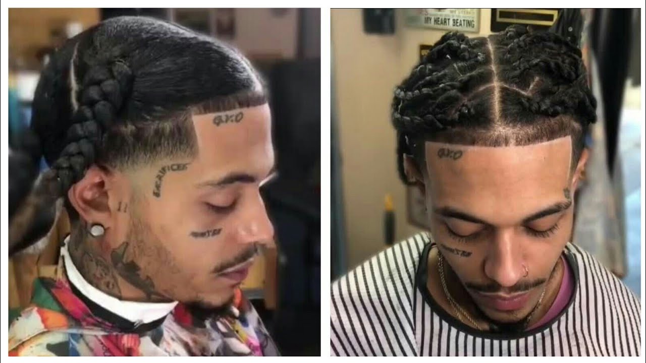 taper fade with braids | cut by south bay chris | los angeles barber