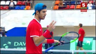 Davis Cup. Russia - Belarus. Karen Khachanov vs Egor Gerasimov(, 2018-09-14T15:06:22.000Z)