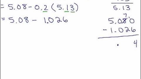 Simplify Decimals Order of Operations 1