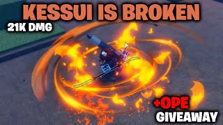 [GPO] Kessui Without A Fruit Is BRAINDEAD! + Ope Giveaway!