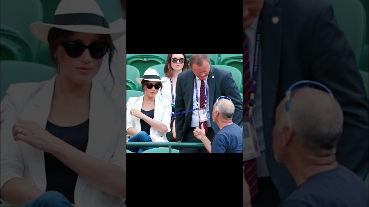 THIS is hilarious! Meghan awkward moment at Wimbledom 