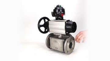 Explosion-Proof Ball Valve BV3232P DN100 with Limit Switch Unit APL-510N EX