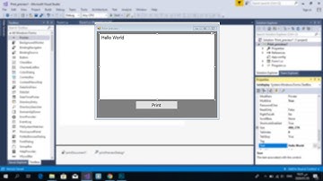 المعاينة قبل الطباعة | سي شارب | Print Preview | c#