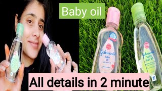 Johnsons Baby Oil//baby oil//baby hair oil