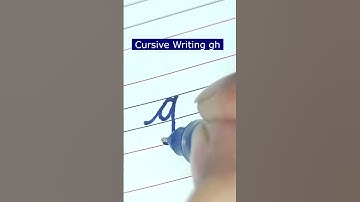 How to write small letter gh | Cursive writing a to z #cursivewriting #handwriting  #shorts