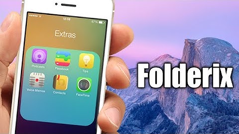 Folderix - iOS 8 Jailbreak Cydia Tweak