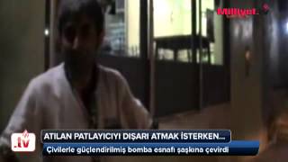 Atılan Patlayıcıyı Dışarı Atmak Isterken