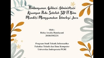 Simulasi Program Aplikasi Skripsi UNINDRA | Aplikasi Administrasi Keuangan