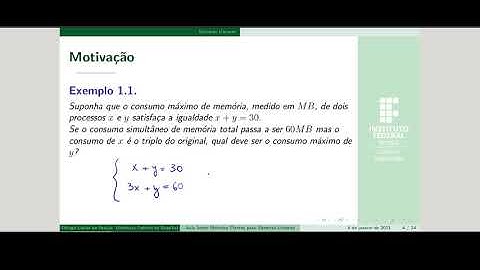 Cálculo Numérico: Sistemas Lineares Express
