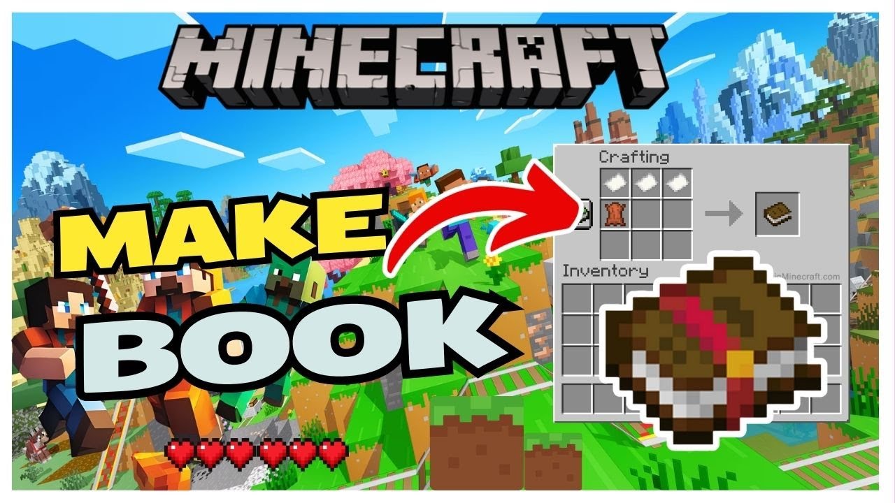 How to Make a Book in Minecraft 2025? - YouTube