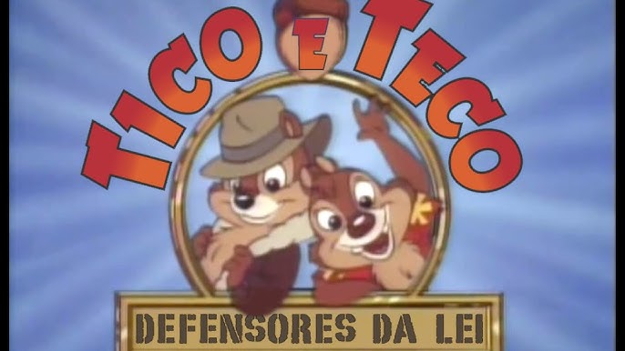 6 DVDs - Tico e Teco Defensores da Lei Completo