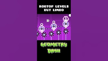 RobTop Levels With LIMBO Effects! #geometrydash #gdupdate #gd #deluxe12 #gaming #games #gameplay