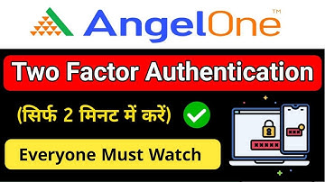 Two Factor Authentication in Angel One #twofactorauthentication #angelone